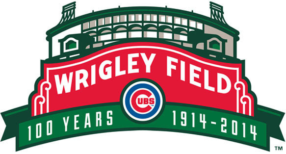 Chicago Cubs 2014 Anniversary Logo iron on paper